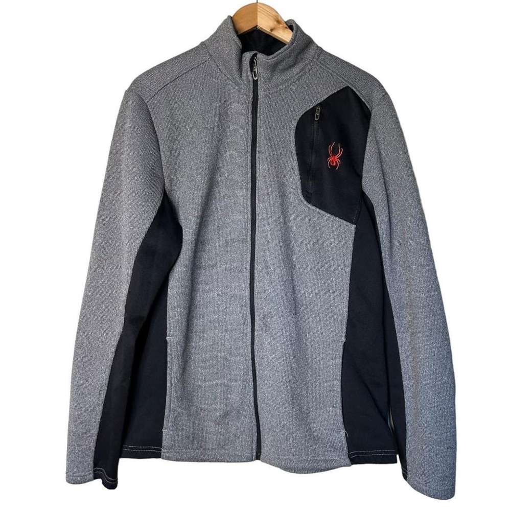 Spyder Jacket Mens Constant Full Zip Sweater Fleece Interior Outdoors Sportswear